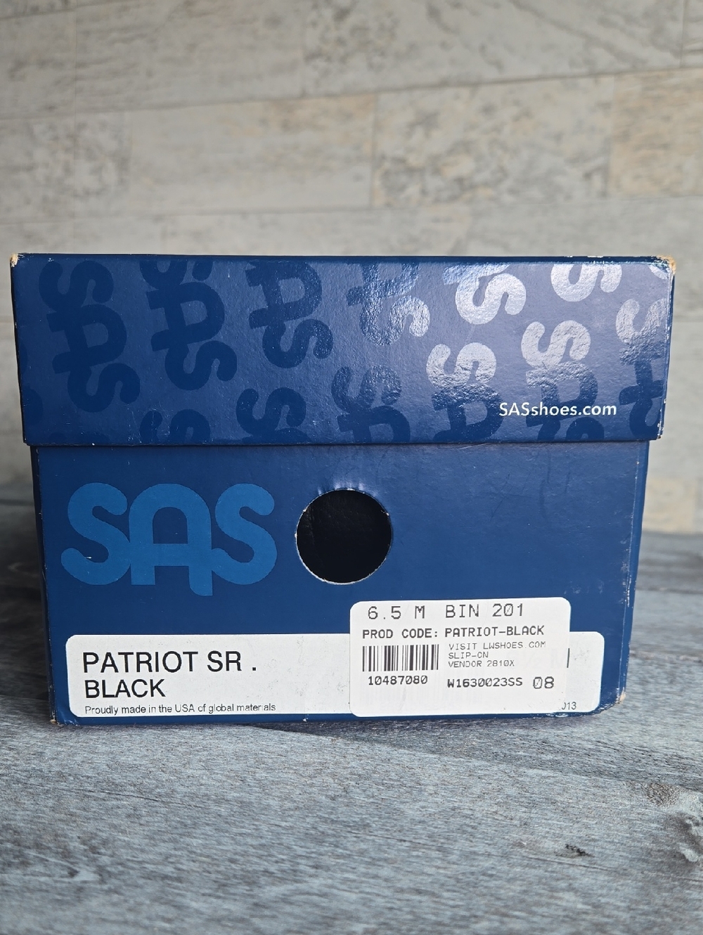 NWT SAS Patriot SR Black Slip Resistant Slide On Loafers SIZE 6.5 In Box - Picture 11 of 11